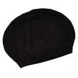 Antthony Women's Cable Knit Beret Beanie Hat