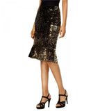 Thalia Sodi Women's Sequined Flare-Hem Skirt. 90415TS