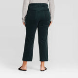 Ava & Viv Women's Plus Size Slim Straight Fit Corduroy Pants