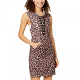 Material Girl Women's Crisscross Back Hoodie Dress
