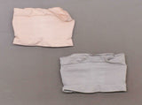 Rhonda Shear LOT OF 2 Underwire Bandeau Bra Removable Pads Gray/ Blush XS