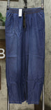 DG2 by Diane Gilman Women's SoftCell Denim Wide Leg Pants