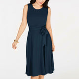 NWT Charter Club Women's Tie Waist Midi Dress
