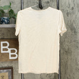 DG2 by Diane Gilman Women's Short-Sleeve Mesh Inset V-Neck T-Shirt