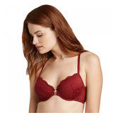 Auden Women's Ace Lightly Lined Lace Demi Racerback Bra