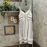 Universal Thread Women's Striped Sleeveless Button Front Sun Dress