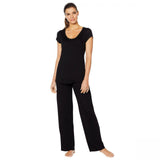 HUE Women's 2 Piece Sleep Well Set With Temp Tech