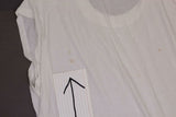 Lisa Rinna Collection Extended Shoulder Scoop-Neck Tee White X-Large