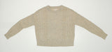 Mossimo Women's Textured Pullover Cable Knit Sweater Oatmeal Medium