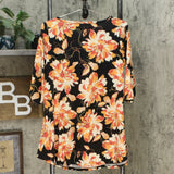 NWT DG2 By Diane Gilman Womens Printed Swing Top. 703308 Small Medium