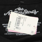 The Rolling Stones Women's Varsity Long Sleeve Graphic T-Shirt Black XL