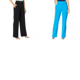 DG2 by Diane Gilman Women's Tall Wrinkle Resistant Stretch Crepe Pull On Trousers