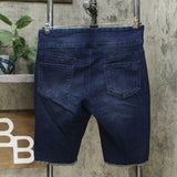 DG2 by Diane Gilman Pull-On Bermuda Shorts Indigo Petite Large