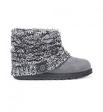 Muk Luks Women's Patti Faux Suede Knit Cuffed Winter Ankle Boots