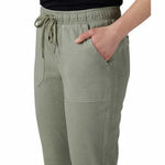 Weatherproof Vintage Women's Woven Twill Slim Fit Jogger Pants