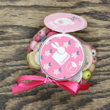 Janod Wooden 220 Beads Craft Set For Dexterity And Motor Skills Swans Pink