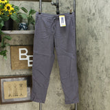 NWT 32 Degrees Cool Women's Stretch Linen Blend Ankle Pants. 1387154 S