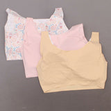 Rhonda Shear Plus Size 3 Pack Body Bras With Removable Pads