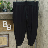 AnyBody Women's Petite Cozy Knit Side Ribbed Jogger Pants