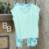 AnyBody Women's Cozy Knit Fruit Slice Printed Pajama Set