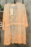 LaBellum by Hillary Scott Women's Lace Topper With Scalloped Hem