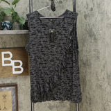 DG2 by Diane Gilman Women's Plus Size Burnout Ruffle Tank Top