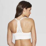 Auden Women's Longline Racerback Seamless Bralette 1642b0e6c48f4b White S