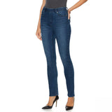 DG2 by Diane Gilman Plus Classic Stretch Denim 5 Pocket Jegging Midtone 1X