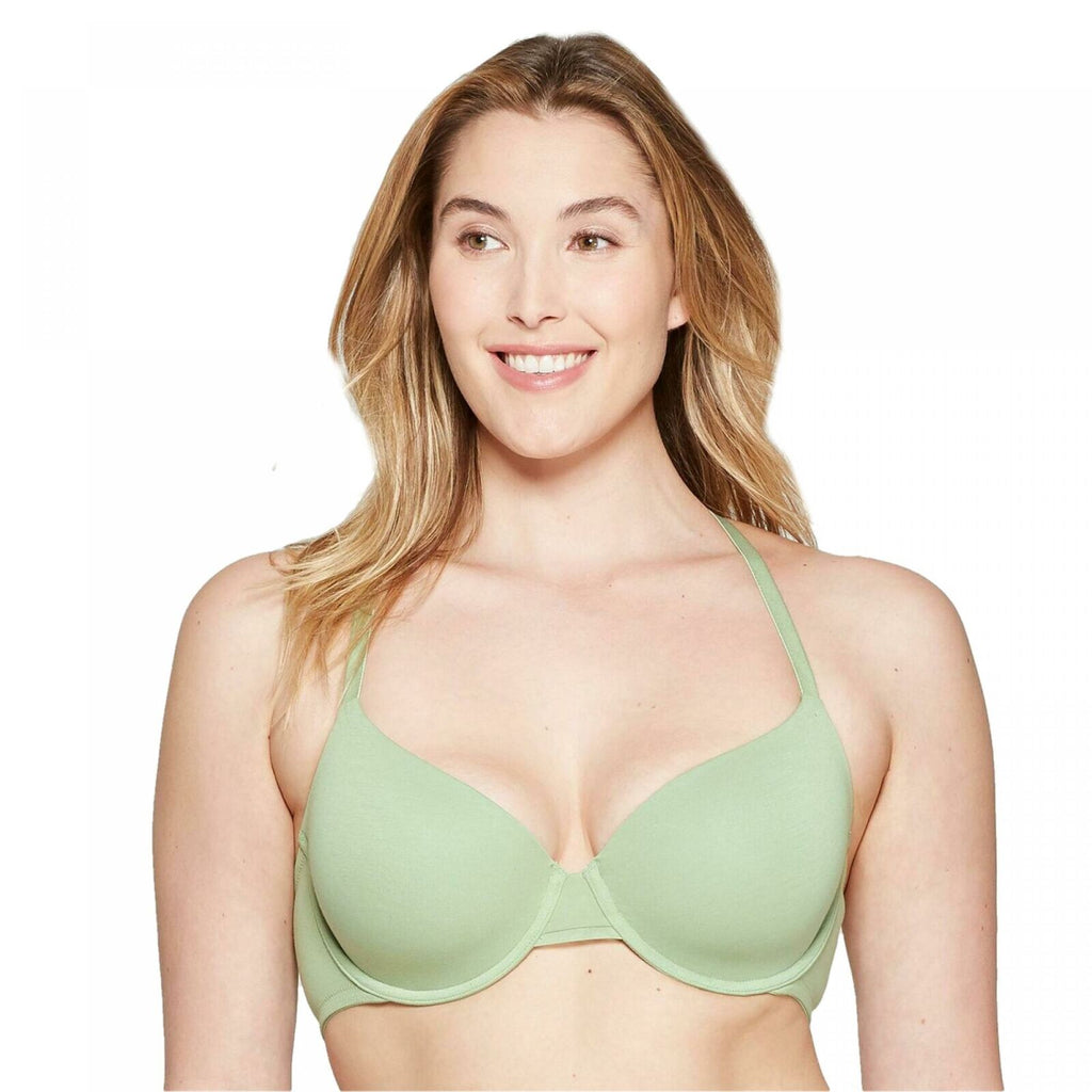 NEW! WOMEN'S AUDEN THE ACE DEMI COVERAGE LIGHTLY LINED RACERBACK BRA!  VARIETY