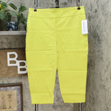 Nina Leonard Women's Pull On Scallop Hem Cropped Pants