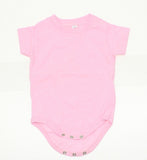 Rabbit Skins 4480 Infant Baby One Piece Bodysuit Pink 12 Months