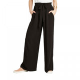 Xhilaration Women's Mid Rise Belted Wide Leg Soft Pants
