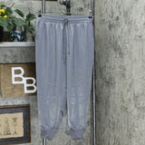 AnyBody Women's Petite Satin Jogger Pants