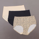 Rhonda Shear 3 Pack Women's Solid And Print Invisible Body Brief Panties