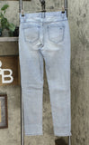 DG2 by Diane Gilman Classic Stretch Denim 5 Pocket Jeggings Chambray XS
