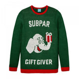 Norther Pole Women's Elephant Subpar Gift Giver Ugly Christmas Sweater