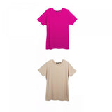 IMAN Women's 2 Pack City Chic Short Sleeve T-Shirts