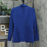 Bar III Women's Notched One Button Blazer