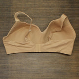 Auden Women's Plus Size Wirefree Bra Tan 42DD