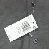 Calvin Klein Steel Slim-Fit Stain Shield Solid Dress Shirt Gray M 15 32/33