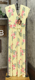 IMAN Women's Boho Chic Maxi Dress With Head Wrap