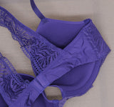 Paramour Women's Carolina Seamless Plunge Contour Lace Back Bra