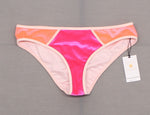 Shade & Shore Women's Sun Coast Cheeky Velvet Color Block Bikini Bottom