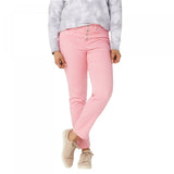 Denim & Co. Women's Slim Ankle Jeans with Button Fly