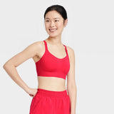 All In Motion Women's High Support Embossed Racerback Run Bra