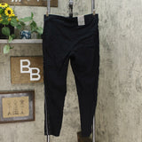 INC International Concepts Women's Curvy Satin Contrast Skinny Pants