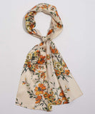 Echo Women's Nomadic Floral Silk Striped Shiny Accent Oblong Scarf