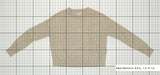 Mossimo Women's Textured Pullover Cable Knit Sweater Oatmeal Medium