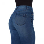 DG2 by Diane Gilman Women's Plus Size Virtual Stretch Boot Cut Jeans