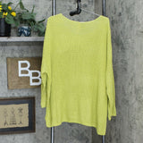 MarlaWynne Plus Size Crimp Yarn Tunic Sweater